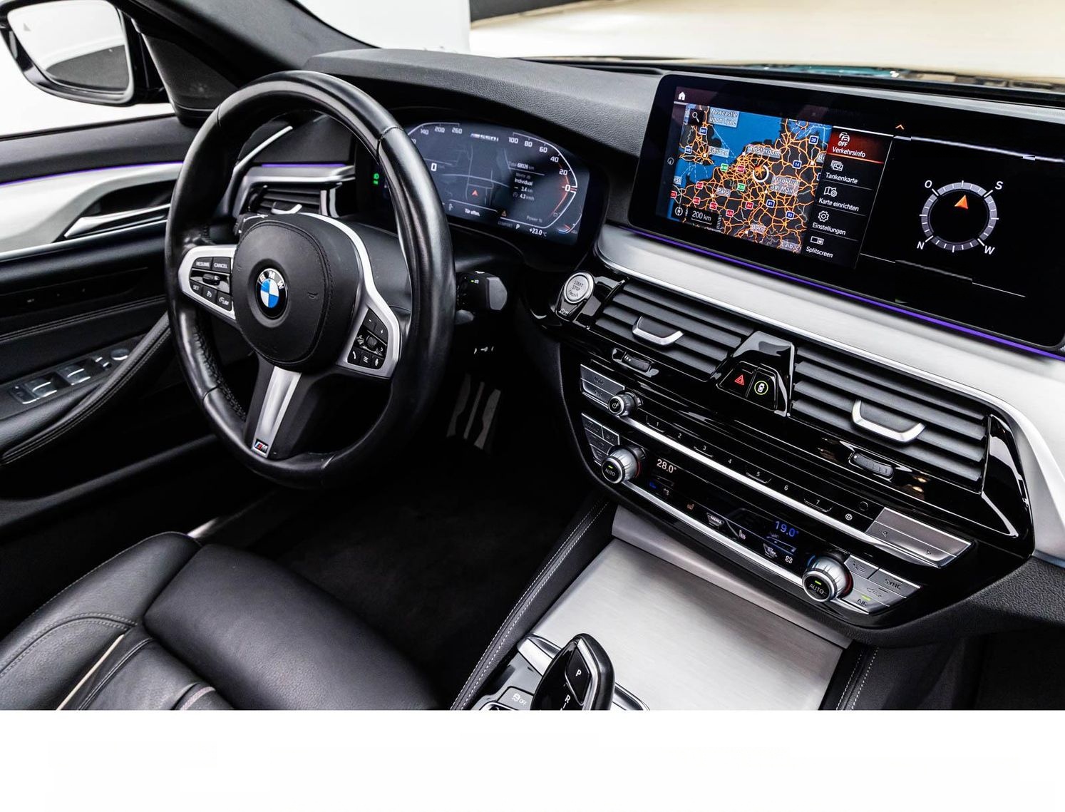 BMW M550i xDRIVE LIMOUSINE/SHADOW/19Z/LASER/eGSD/H&K foto 23