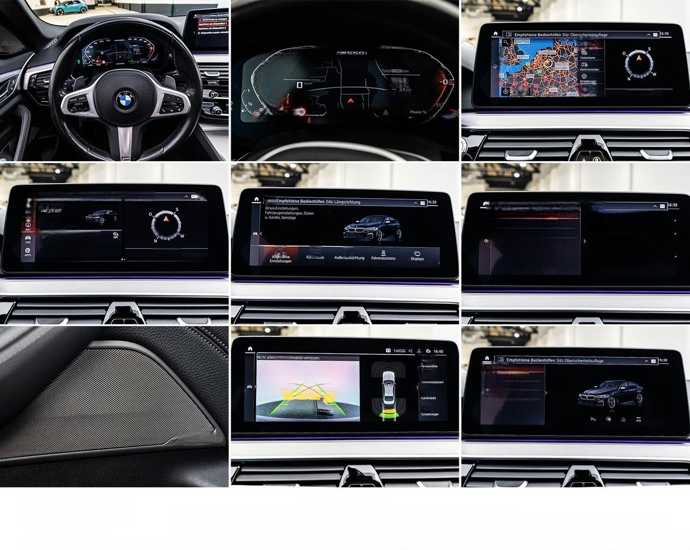 BMW M550i xDRIVE LIMOUSINE/SHADOW/19Z/LASER/eGSD/H&K foto 24
