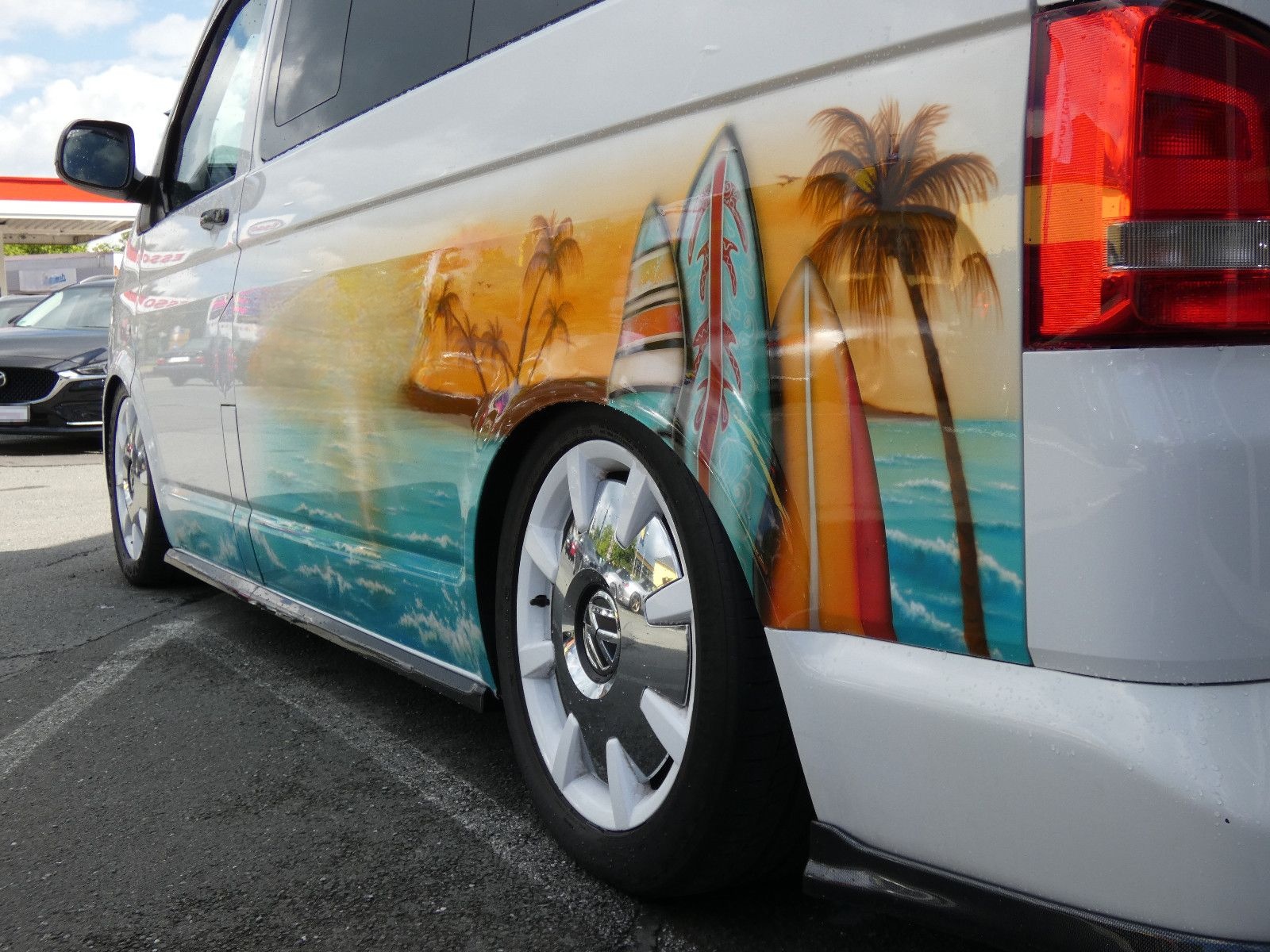 Volkswagen T5.2 Multivan California Airbrush Airride Camper foto 3