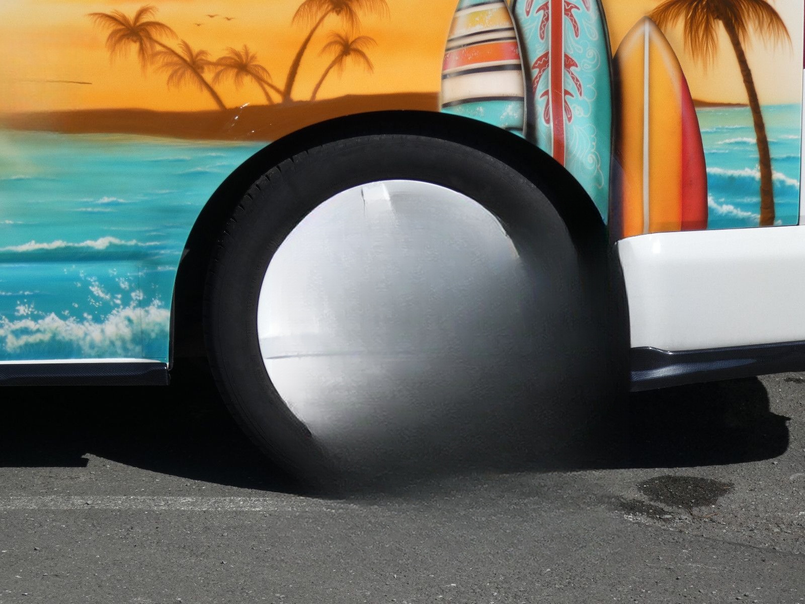 Volkswagen T5.2 Multivan California Airbrush Airride Camper foto 25