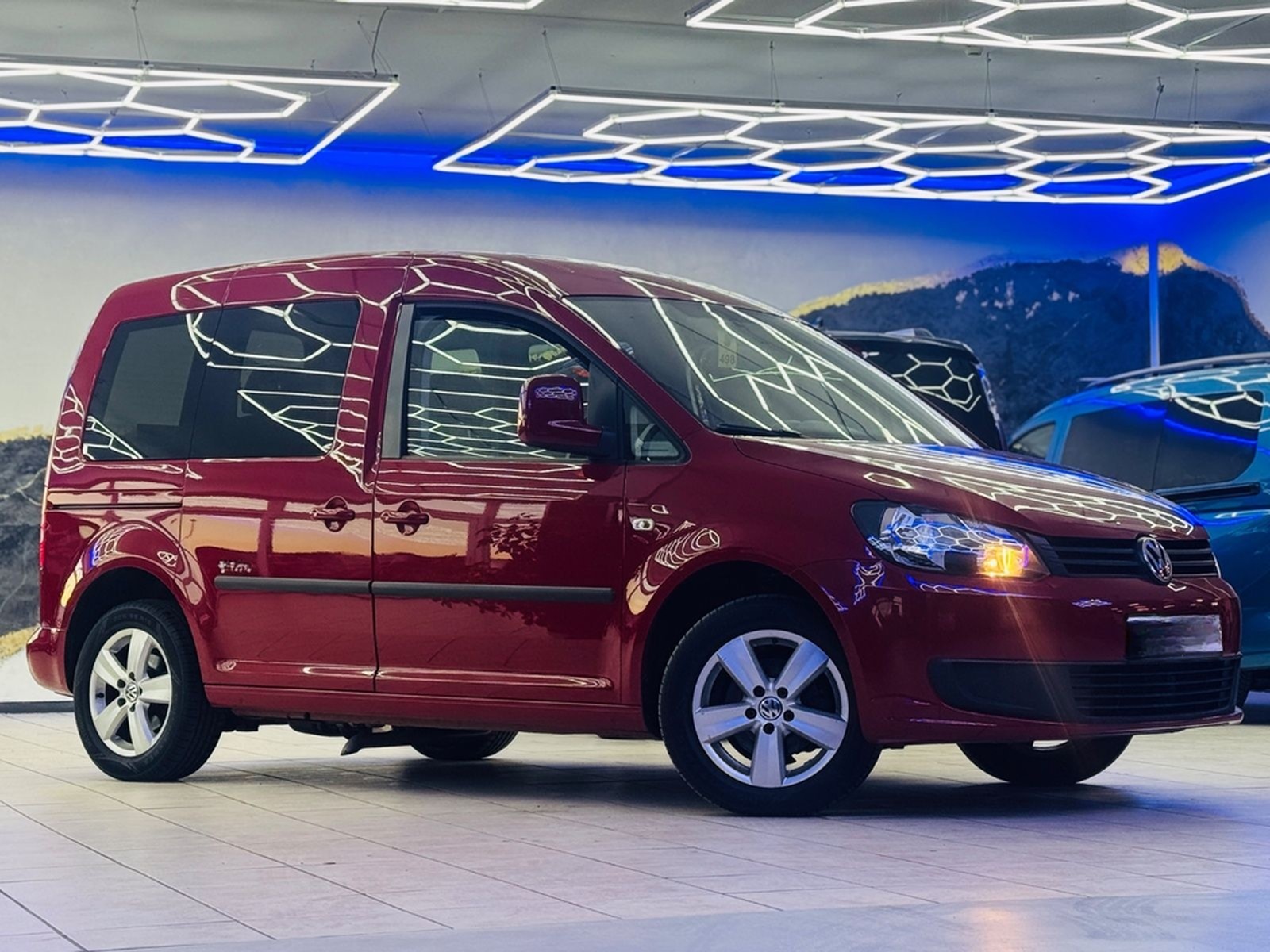 Volkswagen Caddy Behindertengerecht-Rampe+Elk. Schwenksitz foto 5