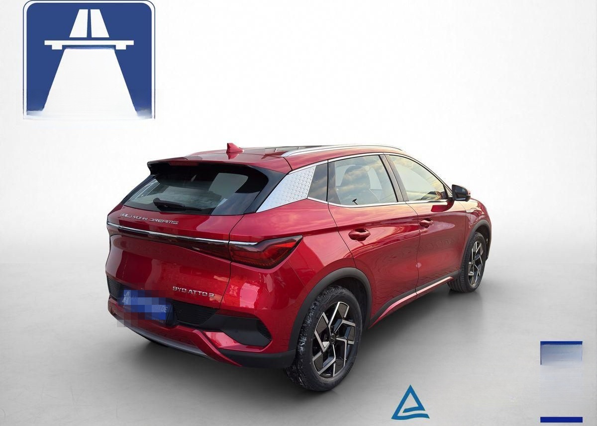 BYD Atto 3 150 kW Design LEDER ACC MWST 1HAND 96,6%S foto 9