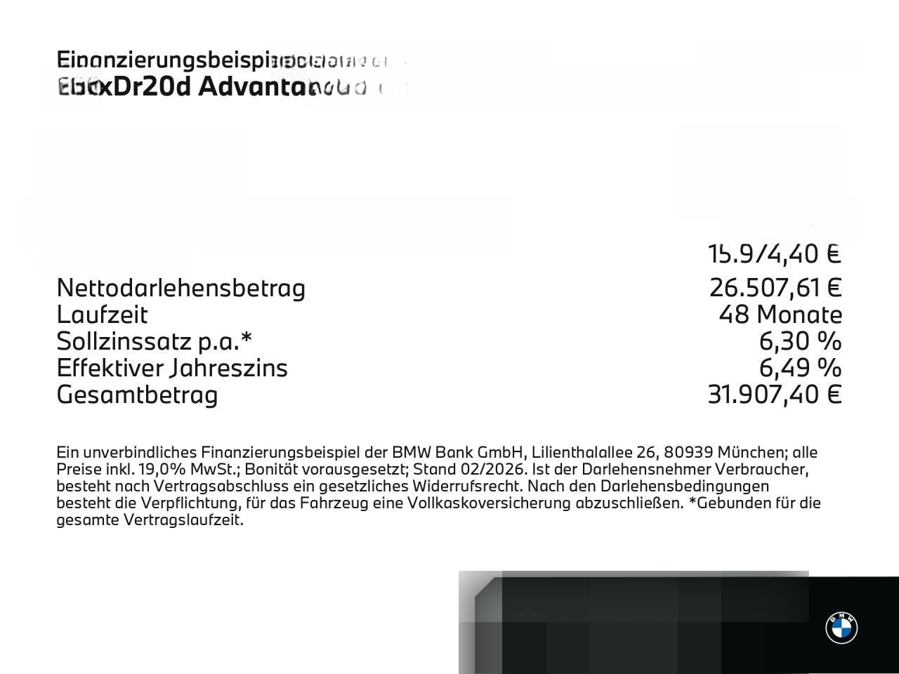 BMW X3 xDr20d Advantage LiveProf RFK LED AHK DAB SHZ foto 2