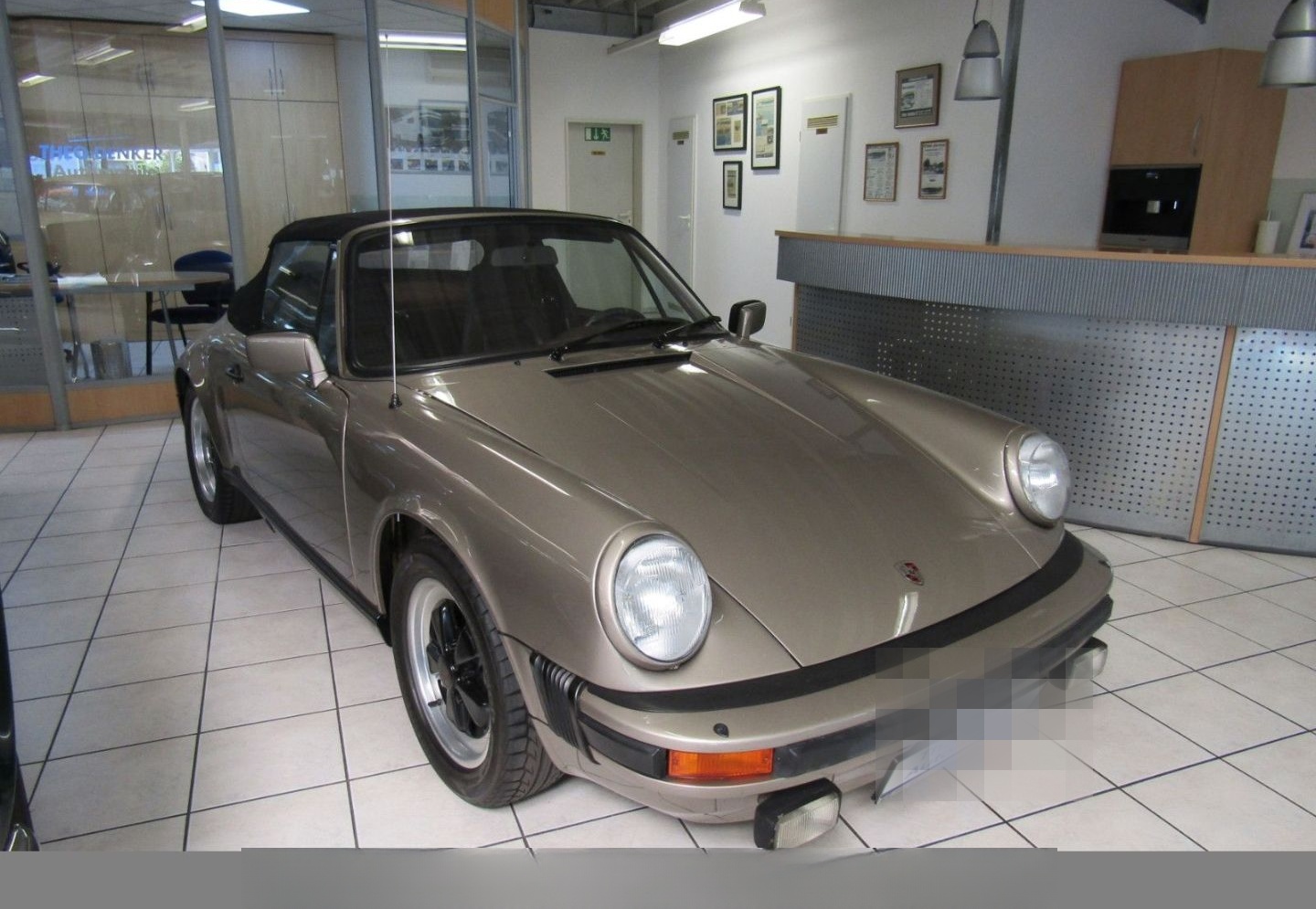 Porsche 911 SC Cabriolet H Kennzeichen foto 8