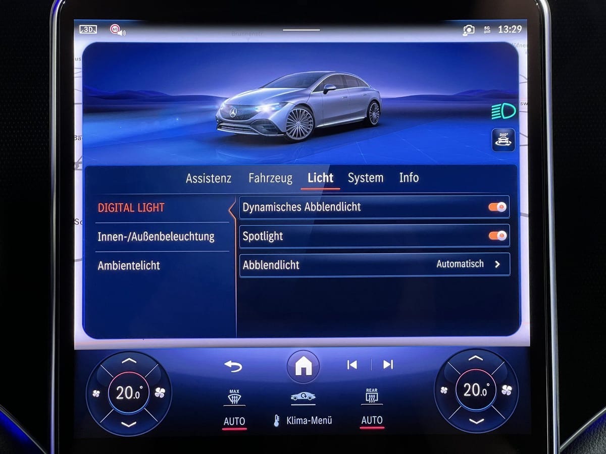 Mercedes-Benz EQE 300 AMG Premium HUD 22kW AHK Sitzklima HA10° foto 24