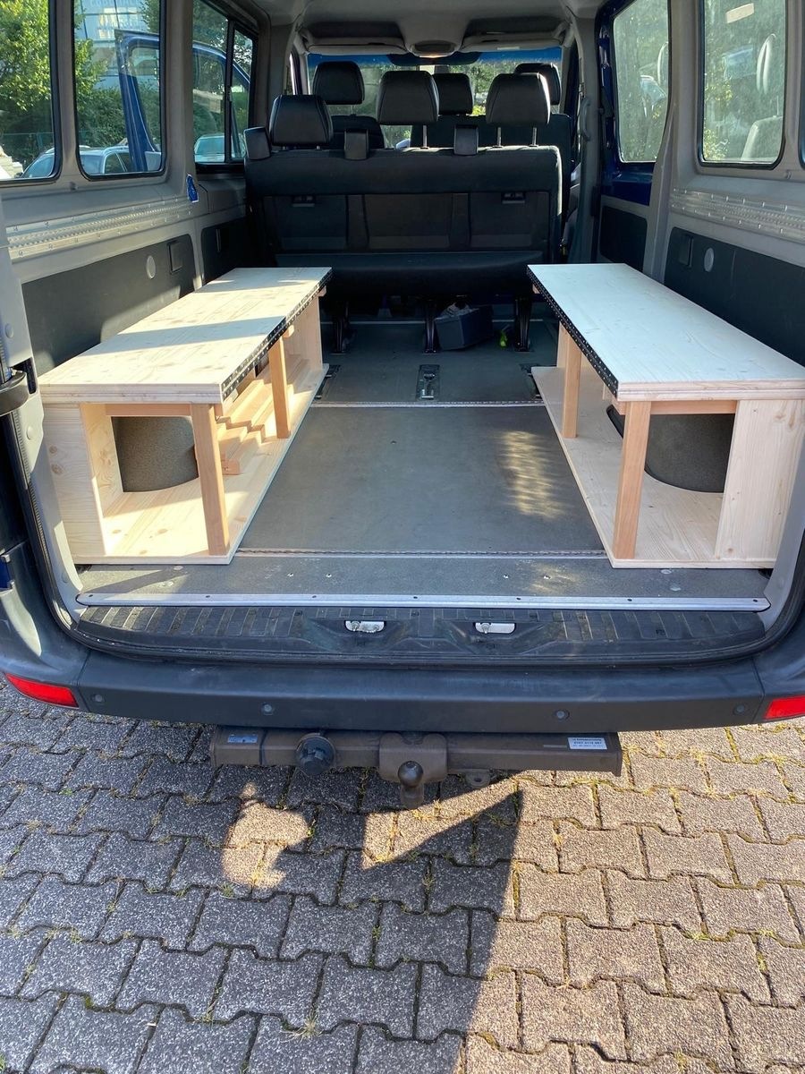 Mercedes-Benz Sprinter 9Sitzer Solar Markise Betten foto 18