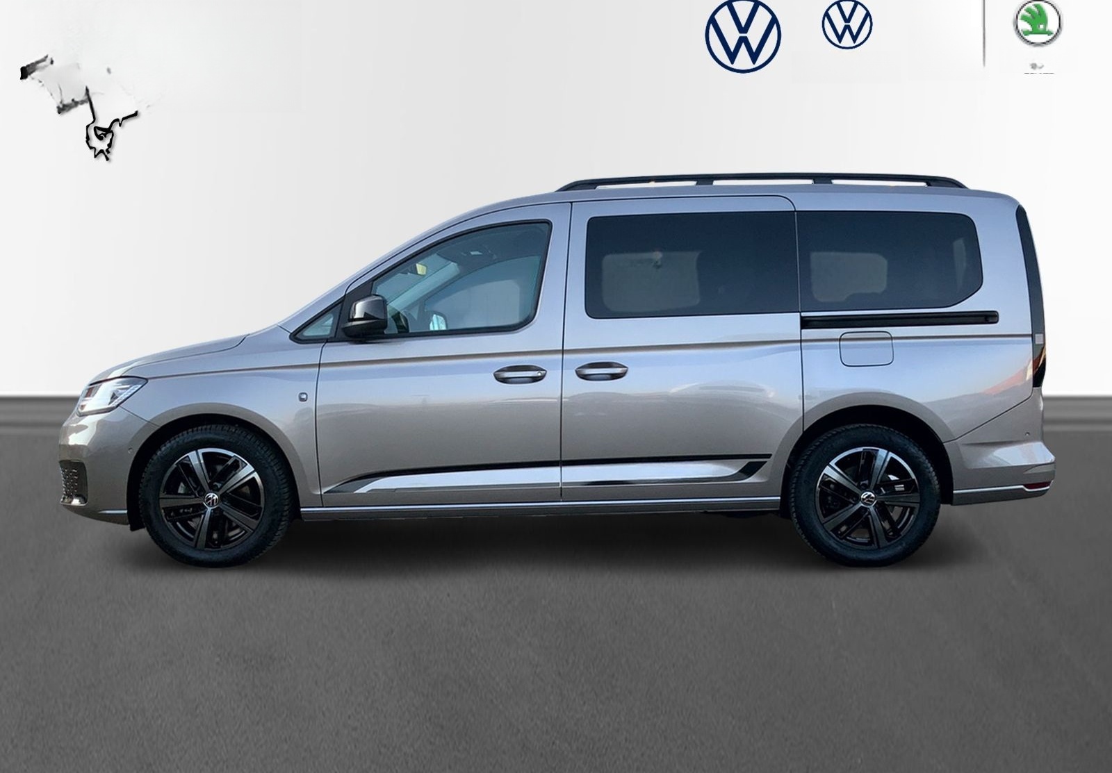 Volkswagen Caddy 2.0 TDI Maxi Edition, 7S,AHK,NAV,LED. foto 4