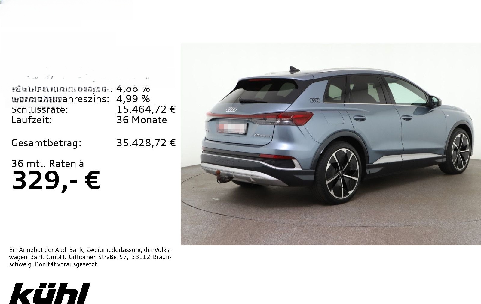 Audi Q4 e-tron 40 S-Line LED/ACC/HuD/Kamera/Navi/AHK foto 2