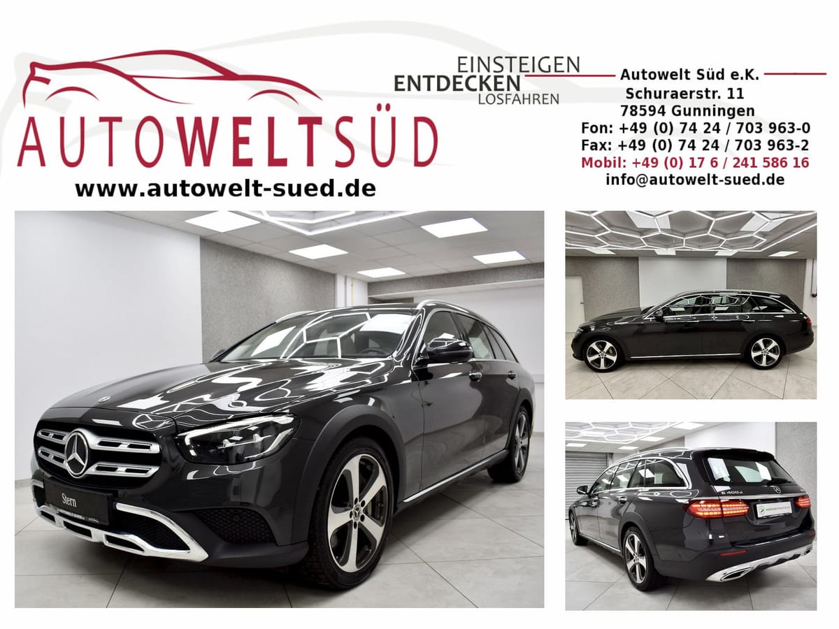 Mercedes-Benz E 400 d All-Terrain Wide AugR Air LED Rcam 2xMem