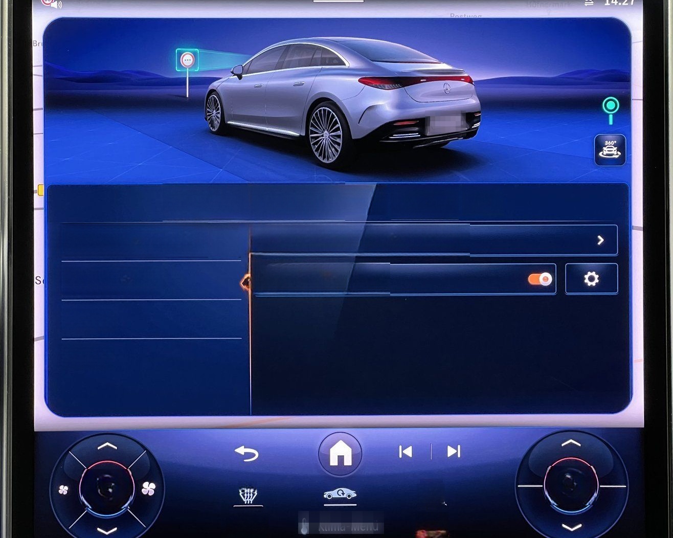 Mercedes-Benz EQE 300 EA Advanced Plus Kamera Memory Wartung foto 11