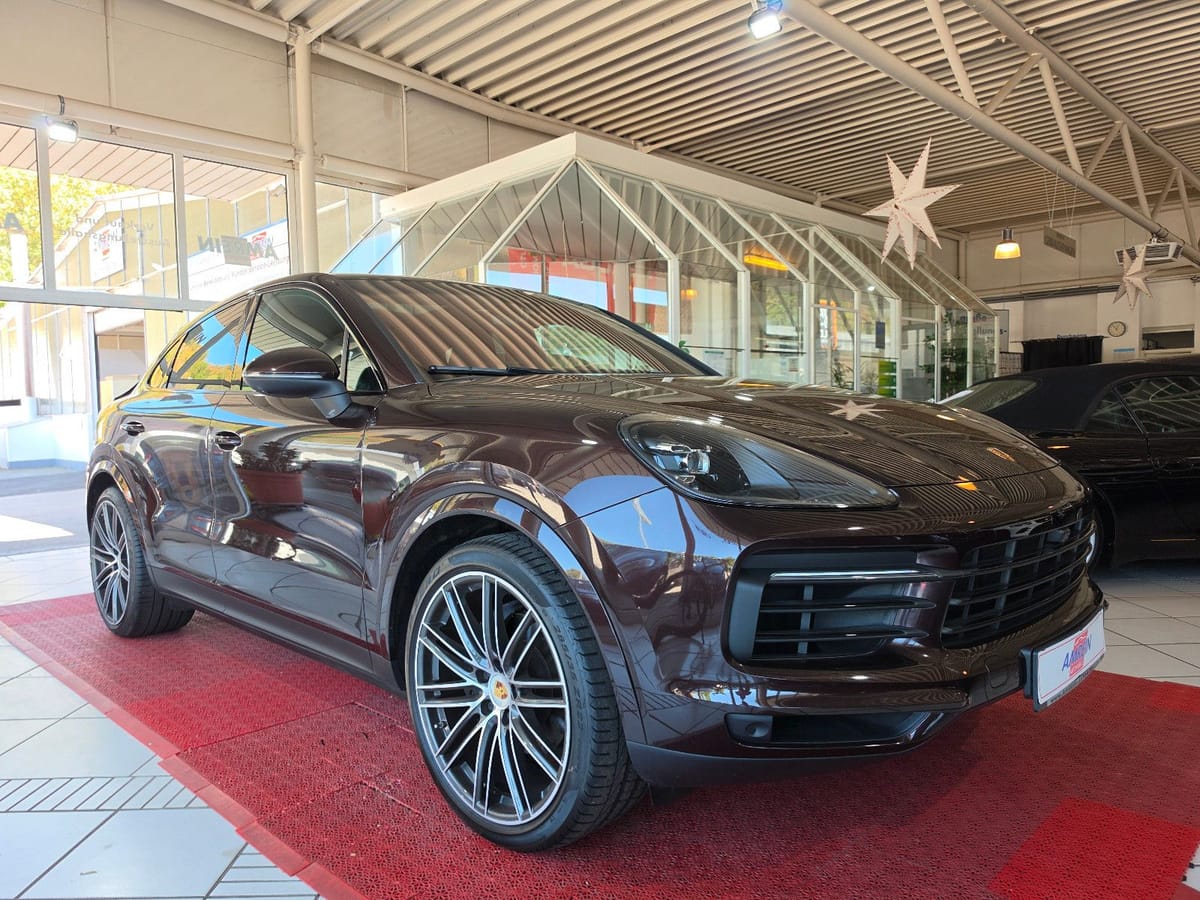 Porsche Cayenne Coupe 22 ZOLL 360° PANO 1. HAND LED LUFT