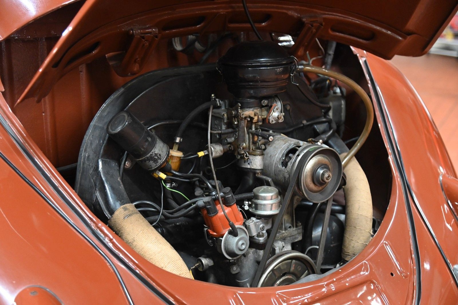 Volkswagen Käfer "Brezel" *WINKER*RHEUMAKLAPPE*GASROLLE* foto 15