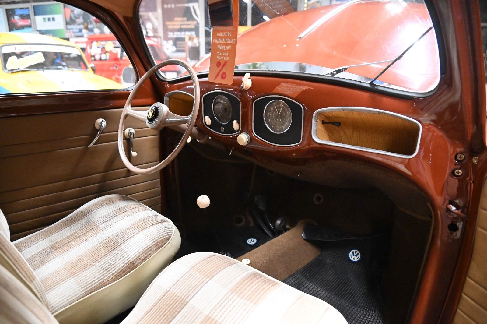 Volkswagen Käfer "Brezel" *WINKER*RHEUMAKLAPPE*GASROLLE* foto 18