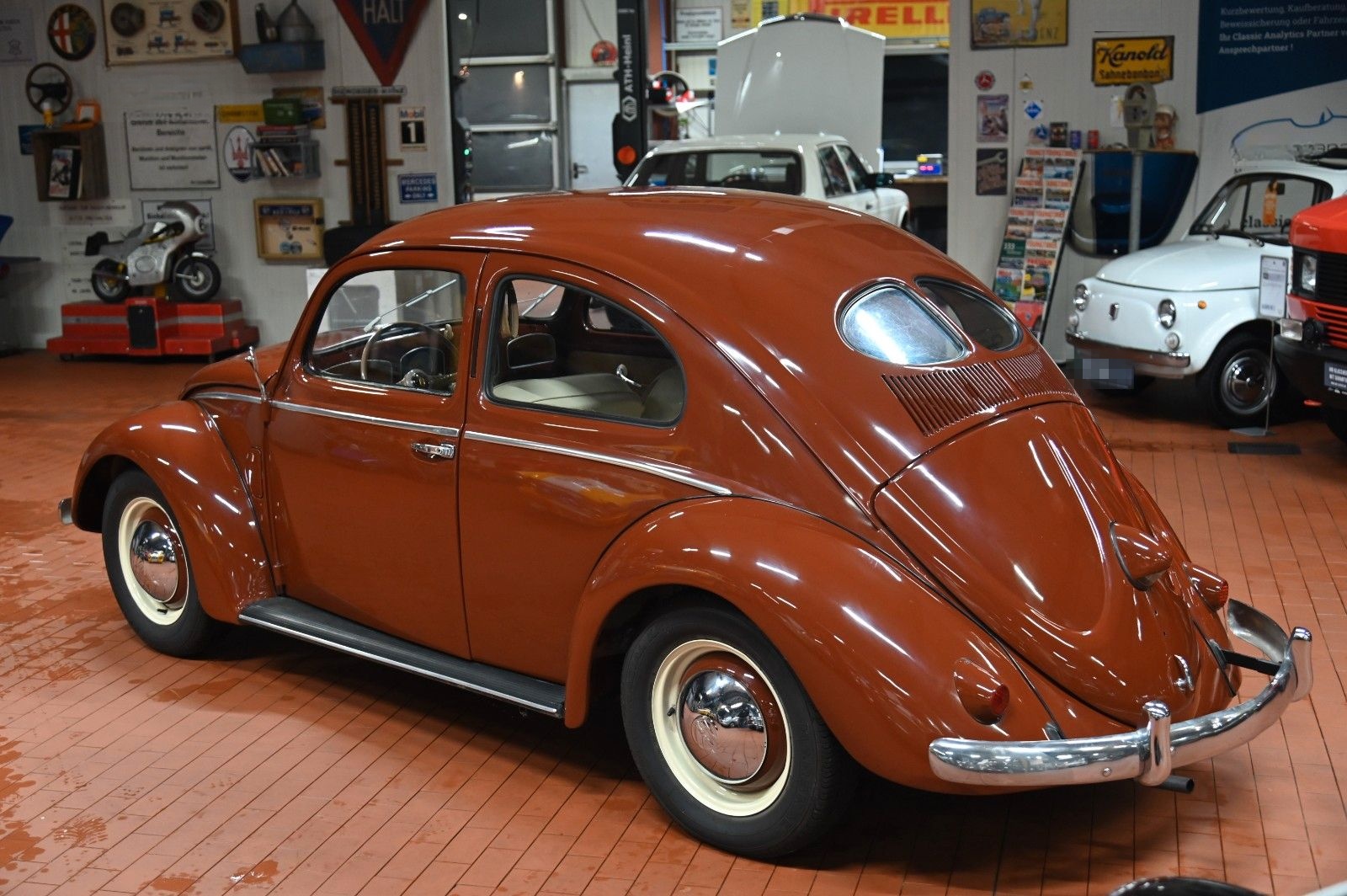 Volkswagen Käfer "Brezel" *WINKER*RHEUMAKLAPPE*GASROLLE* foto 3