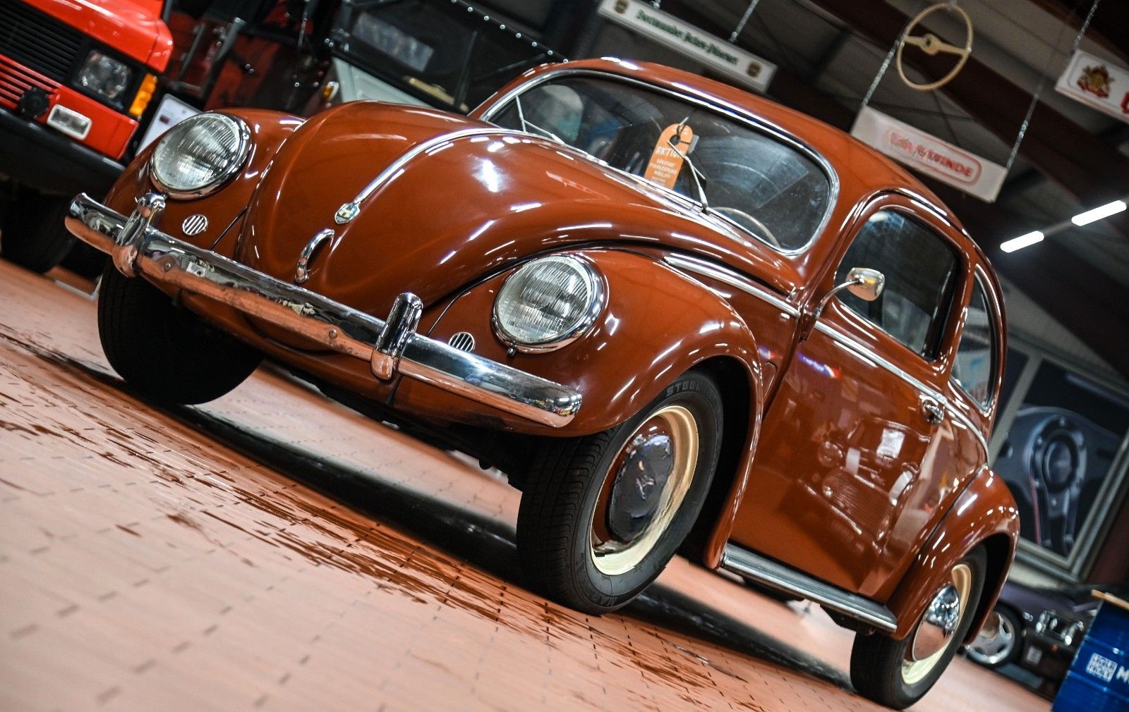 Volkswagen Käfer "Brezel" *WINKER*RHEUMAKLAPPE*GASROLLE* foto 21