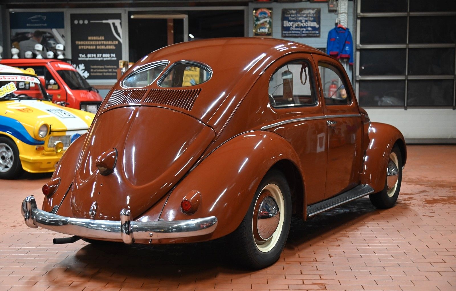 Volkswagen Käfer "Brezel" *WINKER*RHEUMAKLAPPE*GASROLLE* foto 4