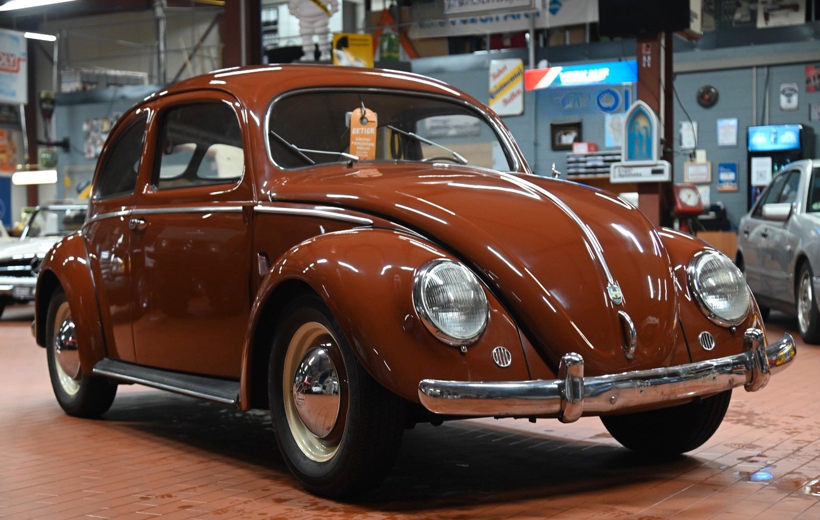 Volkswagen Käfer "Brezel" *WINKER*RHEUMAKLAPPE*GASROLLE* foto 5