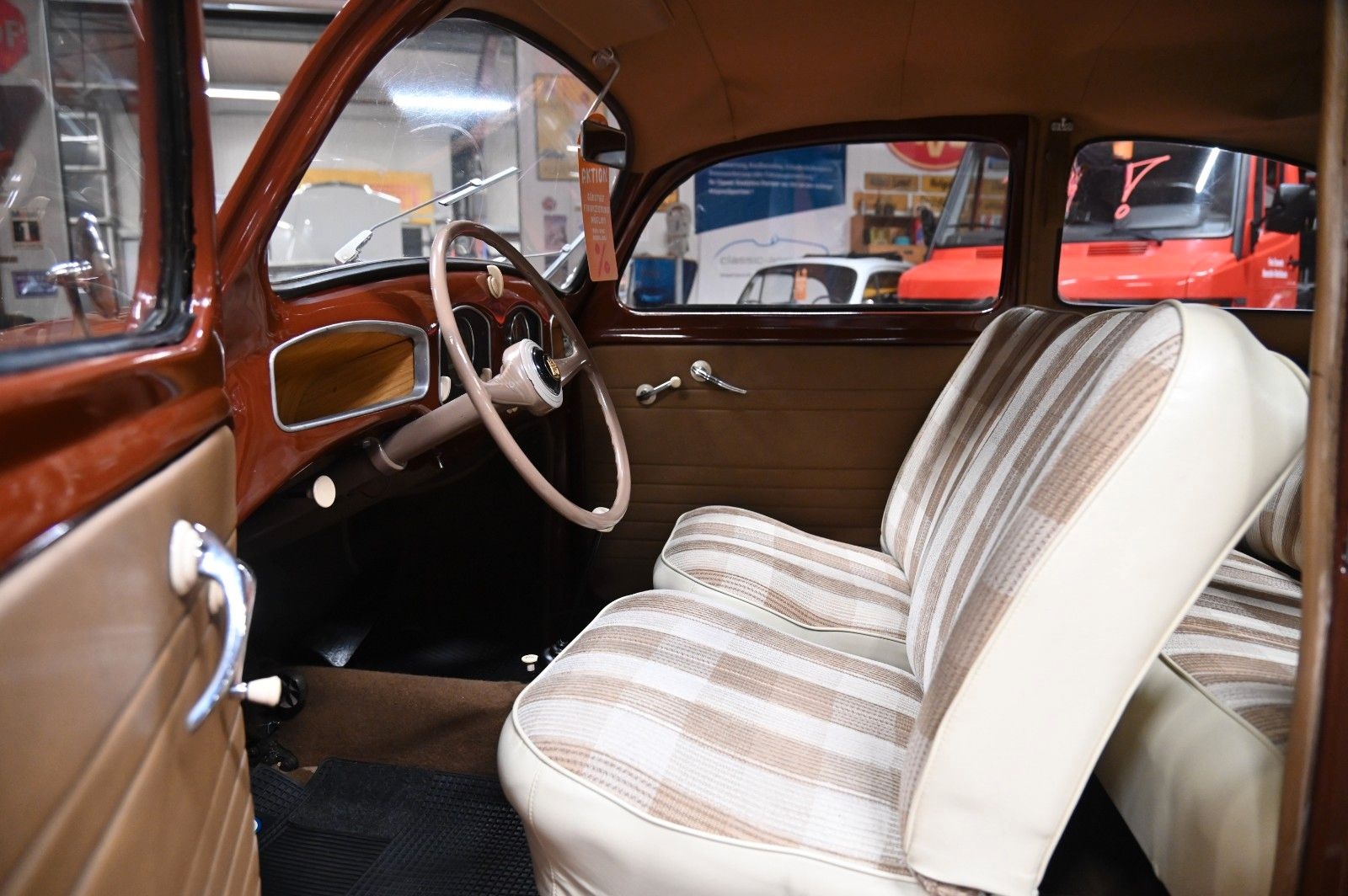 Volkswagen Käfer "Brezel" *WINKER*RHEUMAKLAPPE*GASROLLE* foto 7