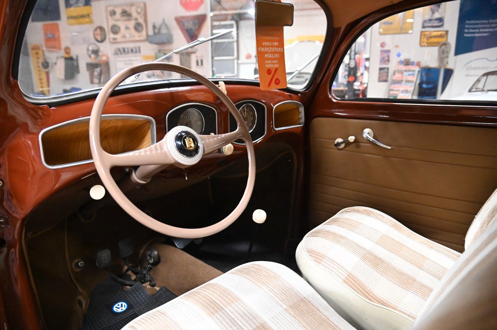 Volkswagen Käfer "Brezel" *WINKER*RHEUMAKLAPPE*GASROLLE* foto 9