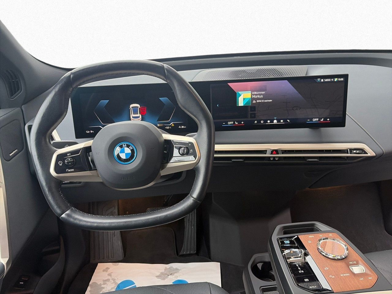 BMW iX xDrive40 Sport AHK Laser H/K Shzg Klimaaut foto 14