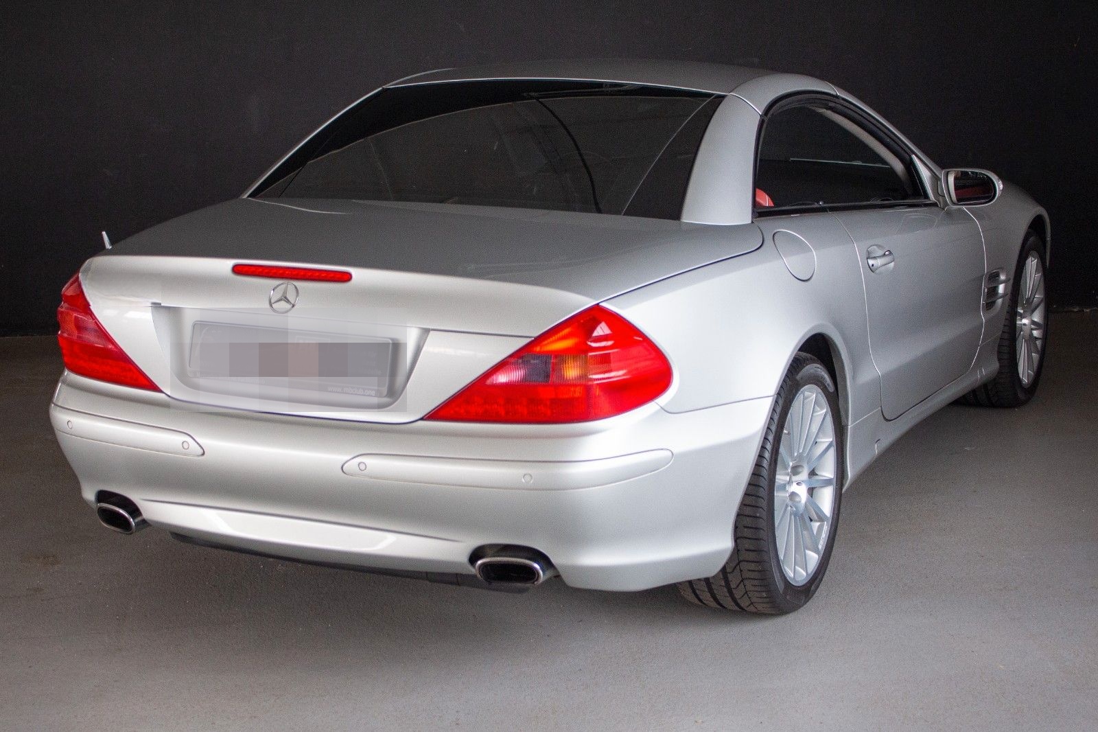 Mercedes-Benz SL 500 Silber/Berryrot Zustand 1A foto 2