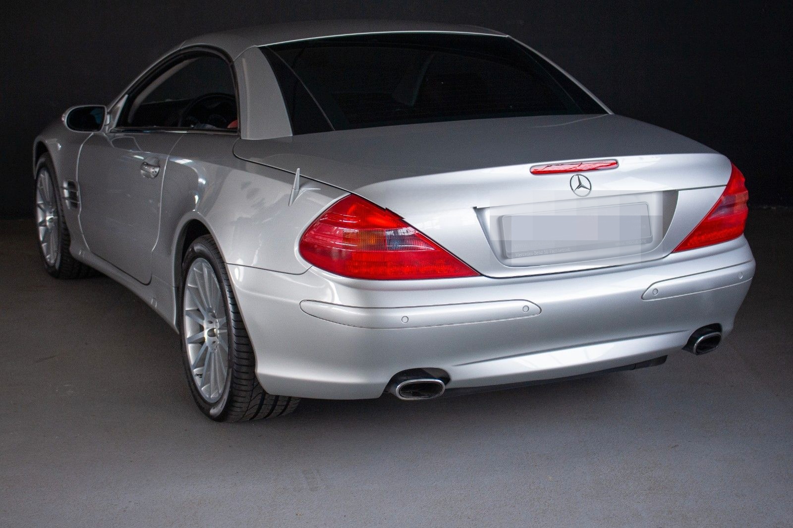 Mercedes-Benz SL 500 Silber/Berryrot Zustand 1A foto 11
