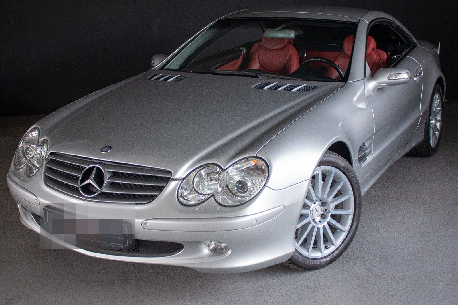 Mercedes-Benz SL 500 Silber/Berryrot Zustand 1A foto 13