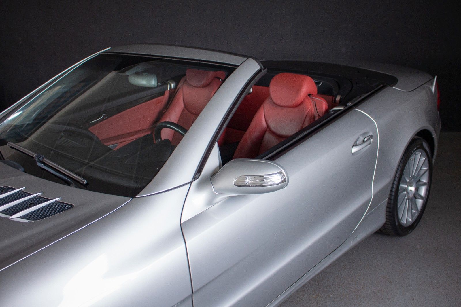 Mercedes-Benz SL 500 Silber/Berryrot Zustand 1A foto 15