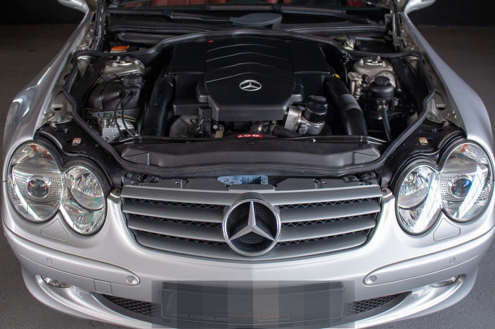 Mercedes-Benz SL 500 Silber/Berryrot Zustand 1A foto 17