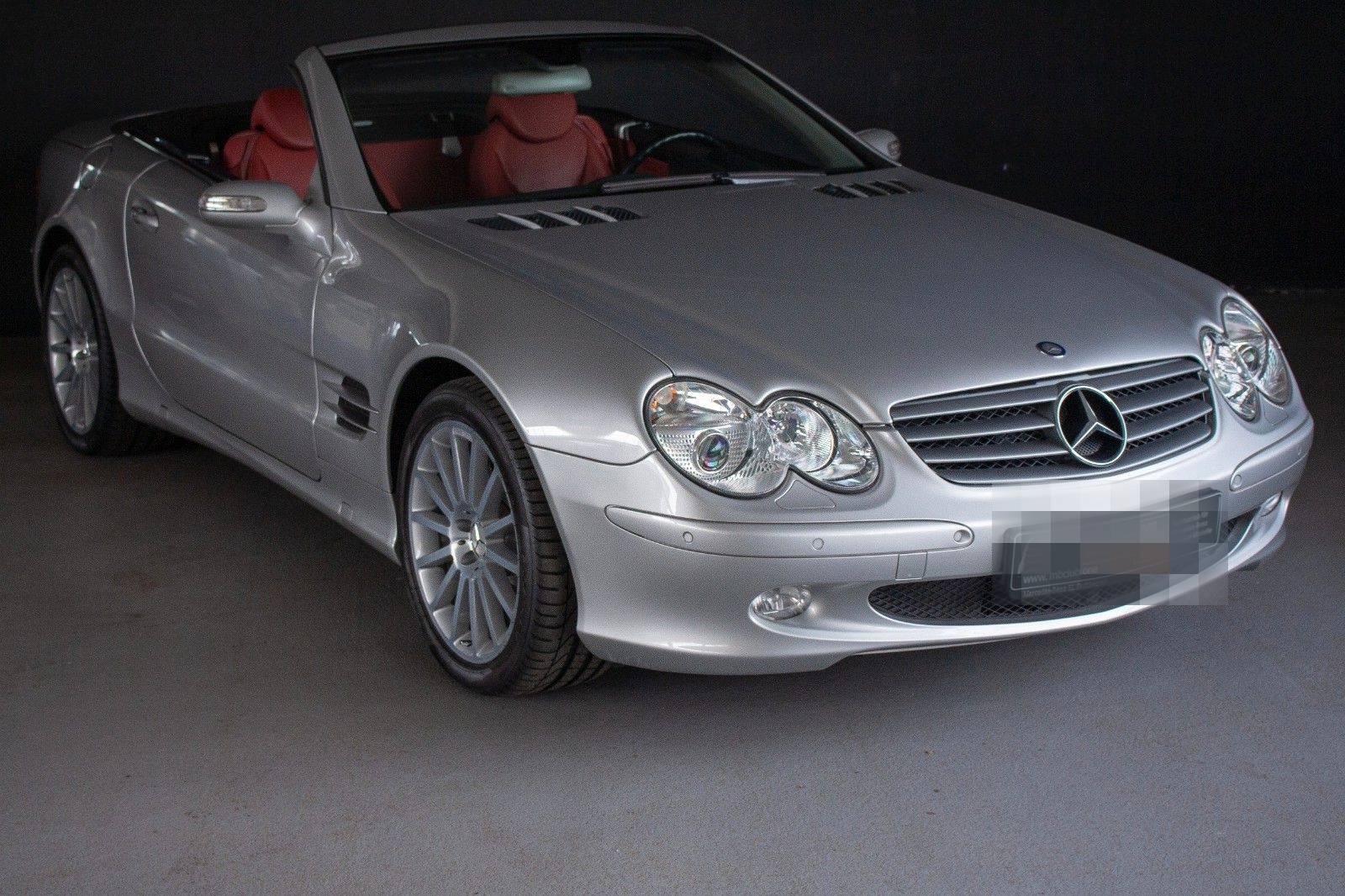 Mercedes-Benz SL 500 Silber/Berryrot Zustand 1A foto 18
