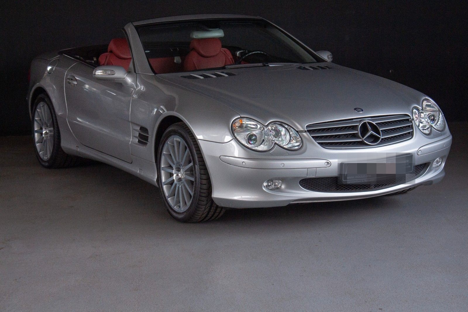 Mercedes-Benz SL 500 Silber/Berryrot Zustand 1A foto 19