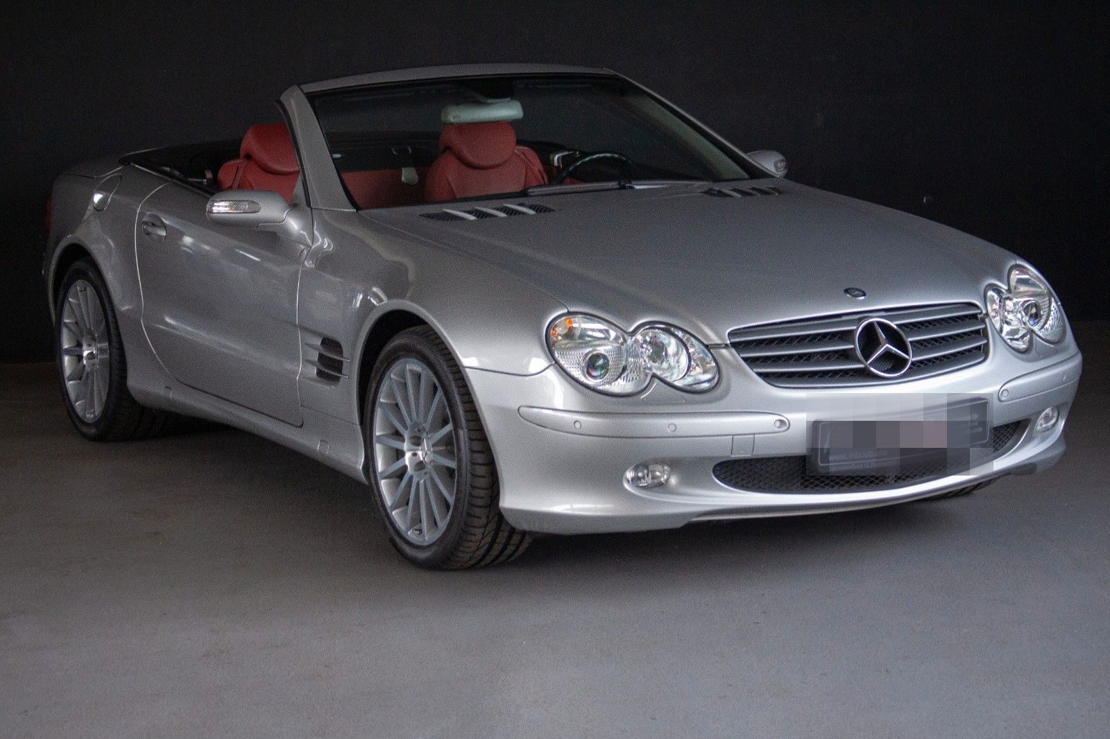 Mercedes-Benz SL 500 Silber/Berryrot Zustand 1A foto 20
