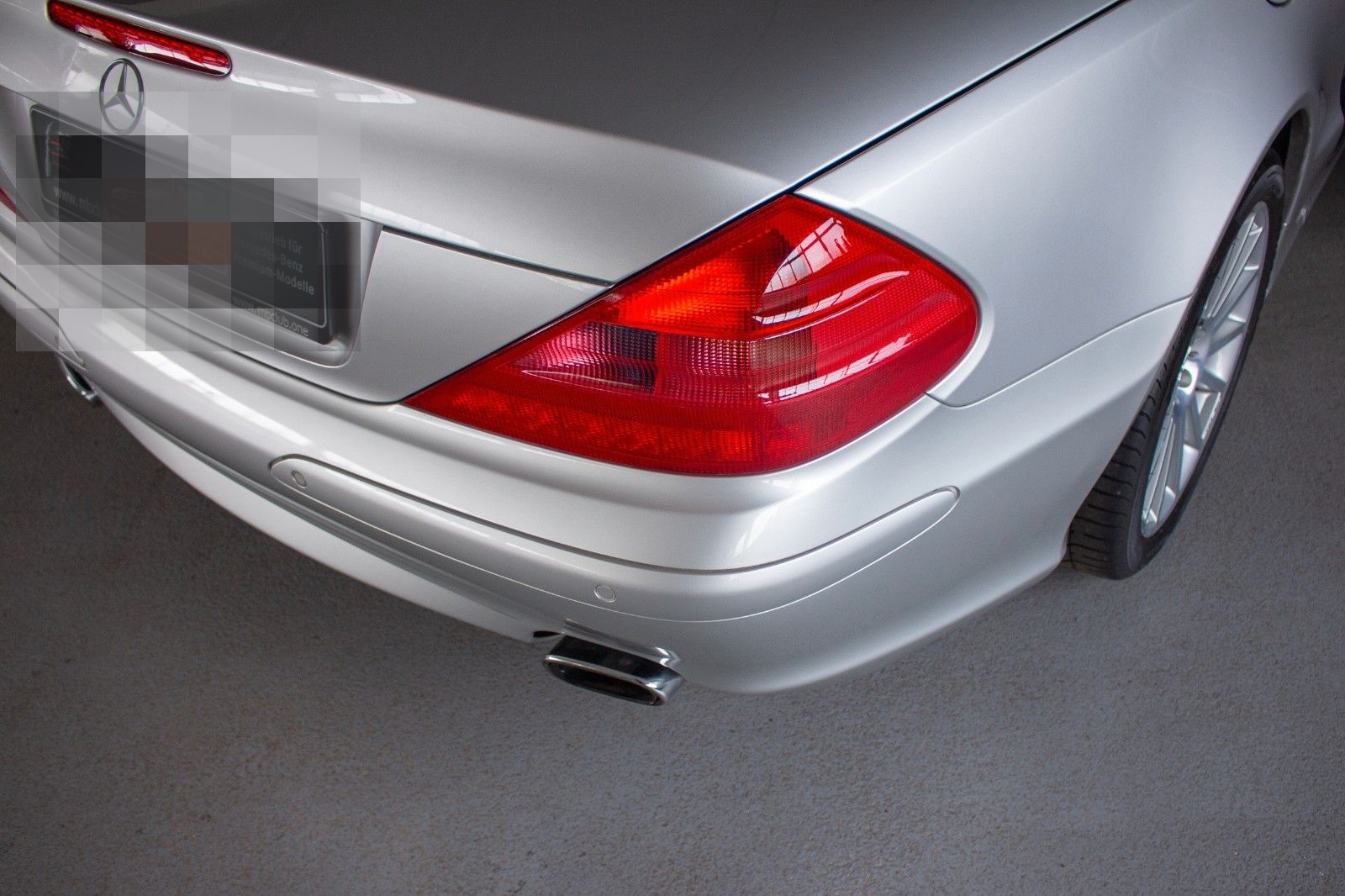 Mercedes-Benz SL 500 Silber/Berryrot Zustand 1A foto 5