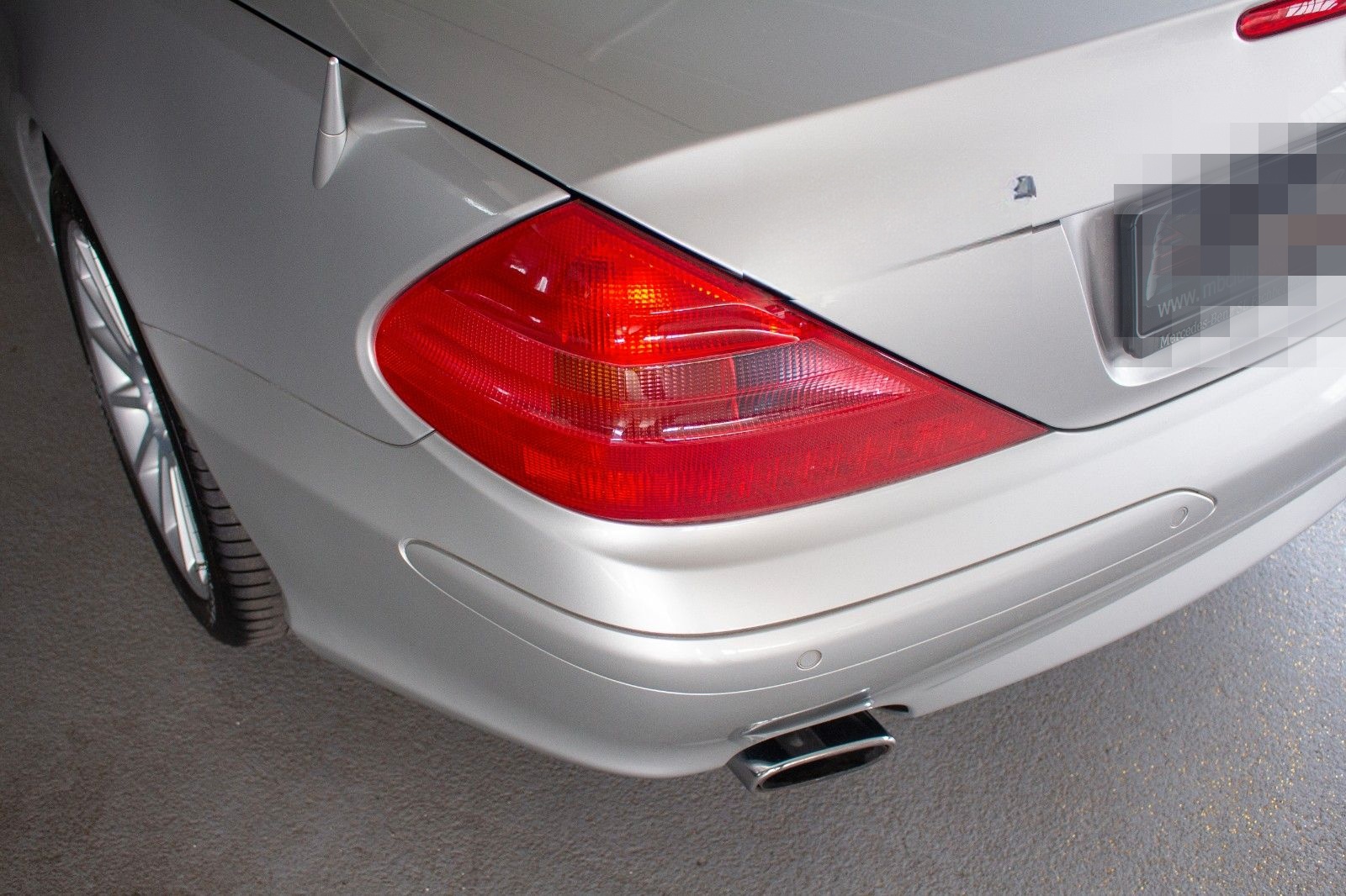 Mercedes-Benz SL 500 Silber/Berryrot Zustand 1A foto 7