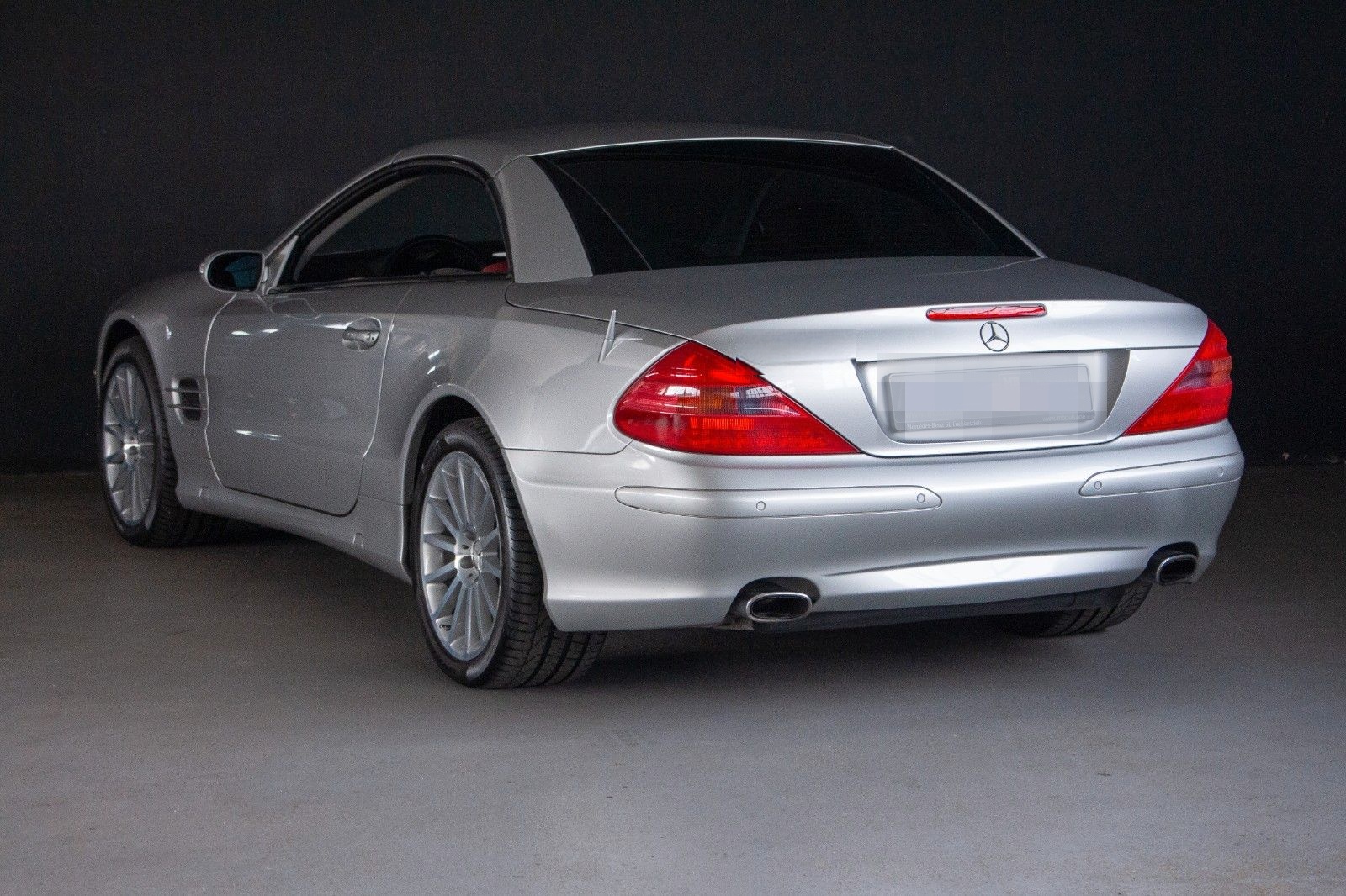 Mercedes-Benz SL 500 Silber/Berryrot Zustand 1A foto 10