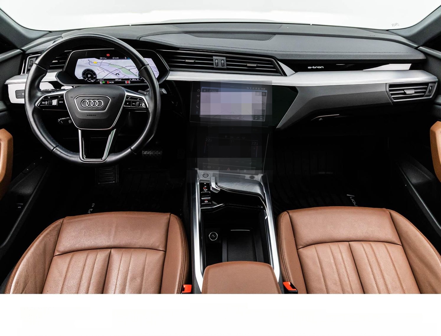 Audi E-TRON SPORTBACK 55 S LINE ALL-BLACK PANO/360° foto 18