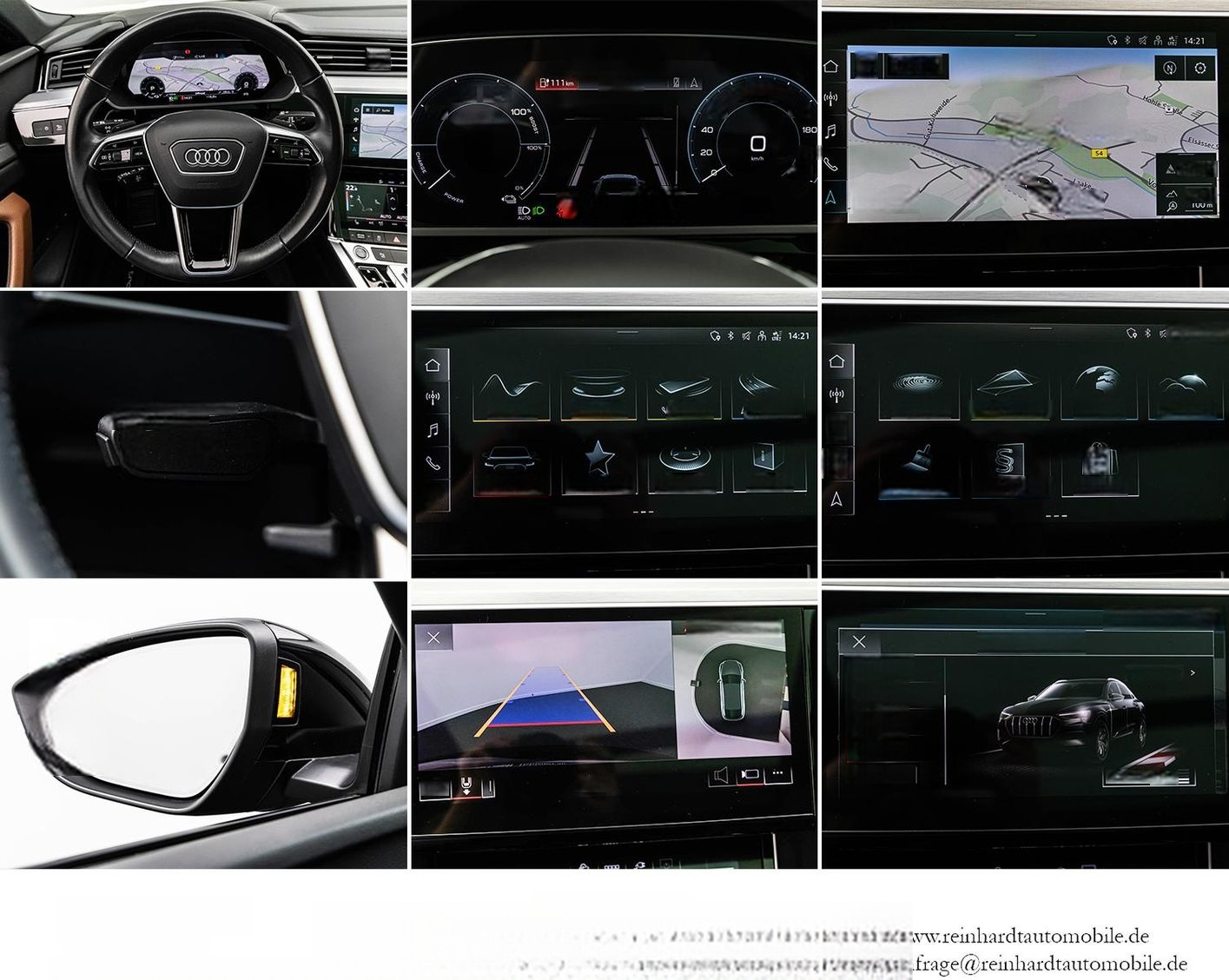 Audi E-TRON SPORTBACK 55 S LINE ALL-BLACK PANO/360° foto 22