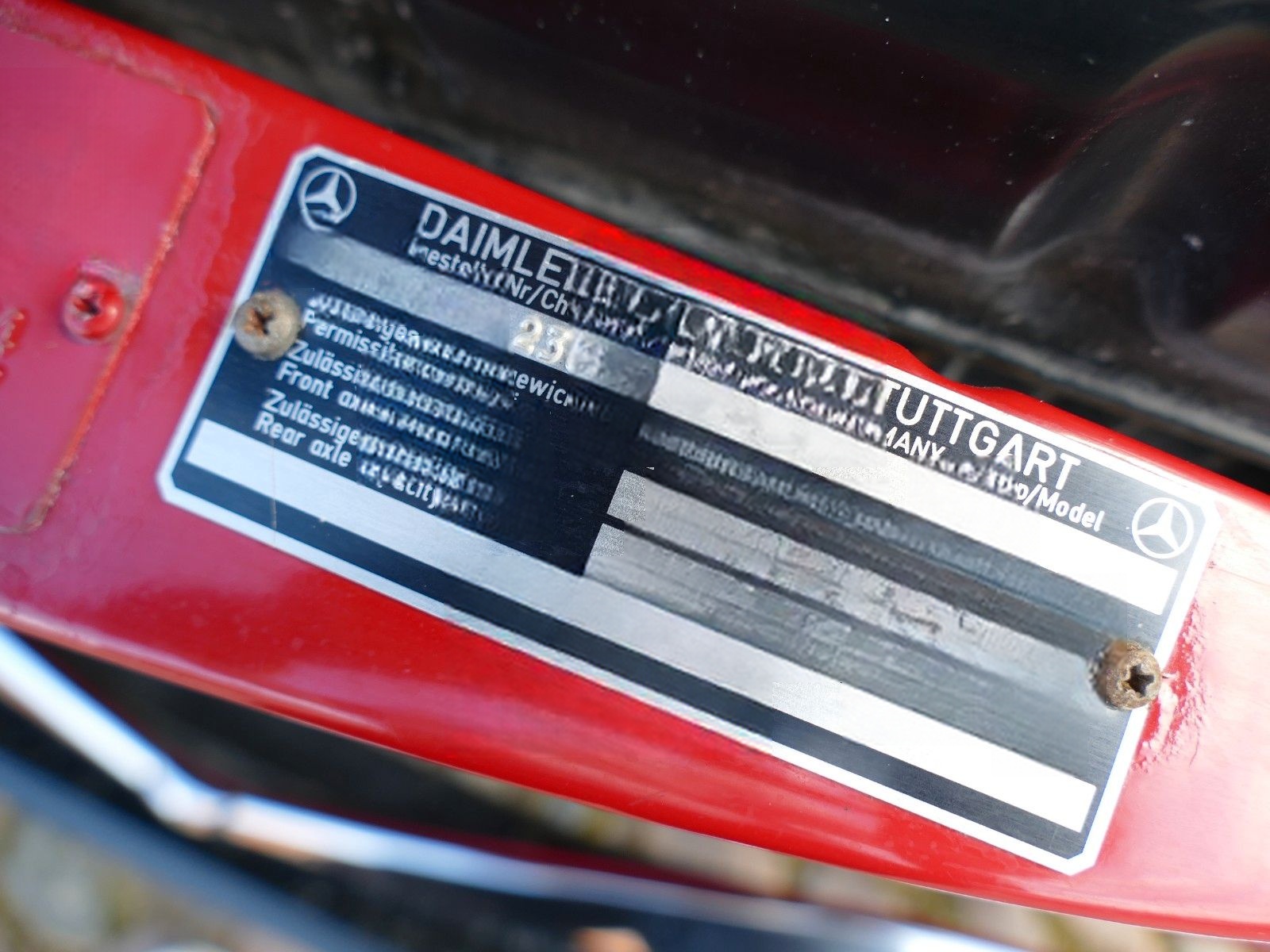 Mercedes-Benz 200 /8 W115 109.835 Km original foto 22