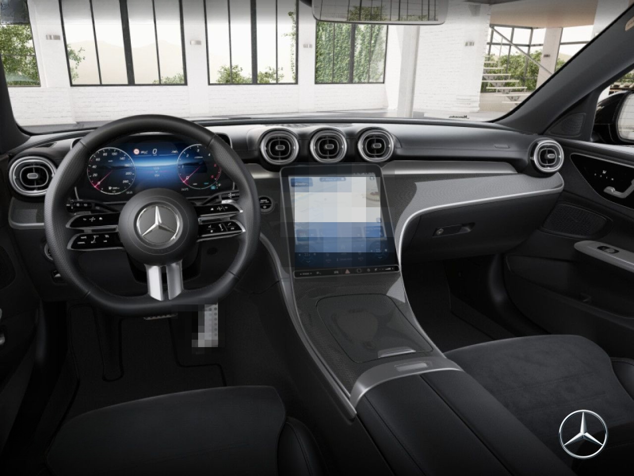 Mercedes-Benz C 220 d T AMG+NIGHT+360+AHK+LED+19"+TOTW+KEYLESS foto 9