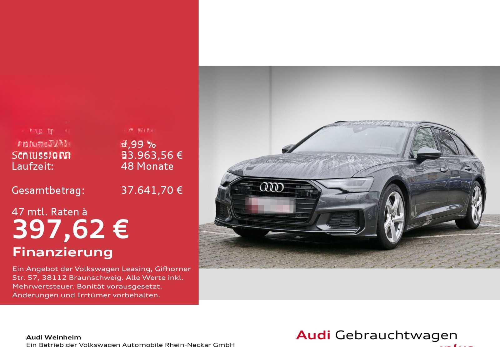 Audi A6 Avant 50 2.0 TFSI quattro Black S-Line LED He foto 2