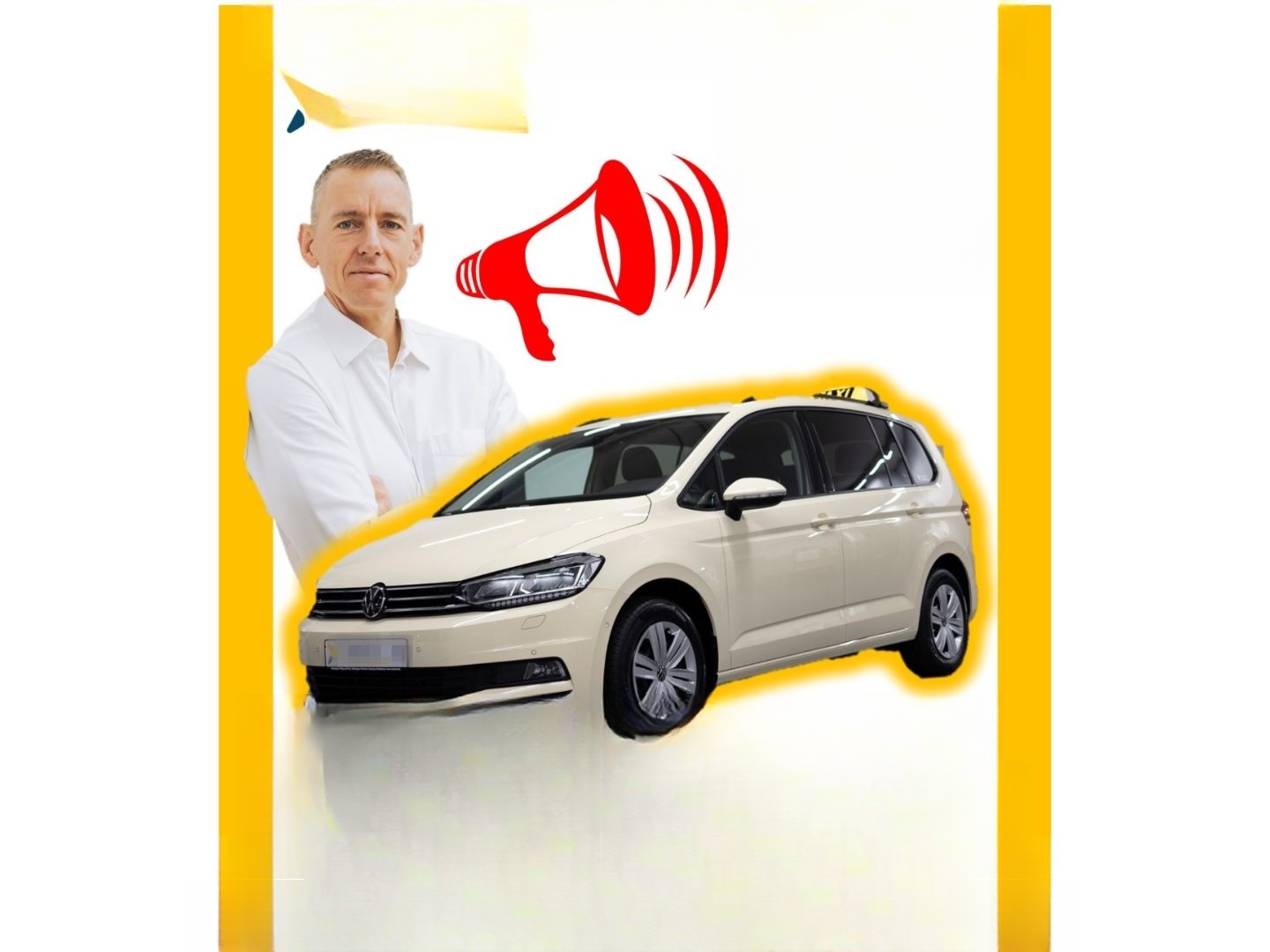 Volkswagen Touran TAXI / MIETWAGEN  schwarz metallic 2.0 TD foto 16