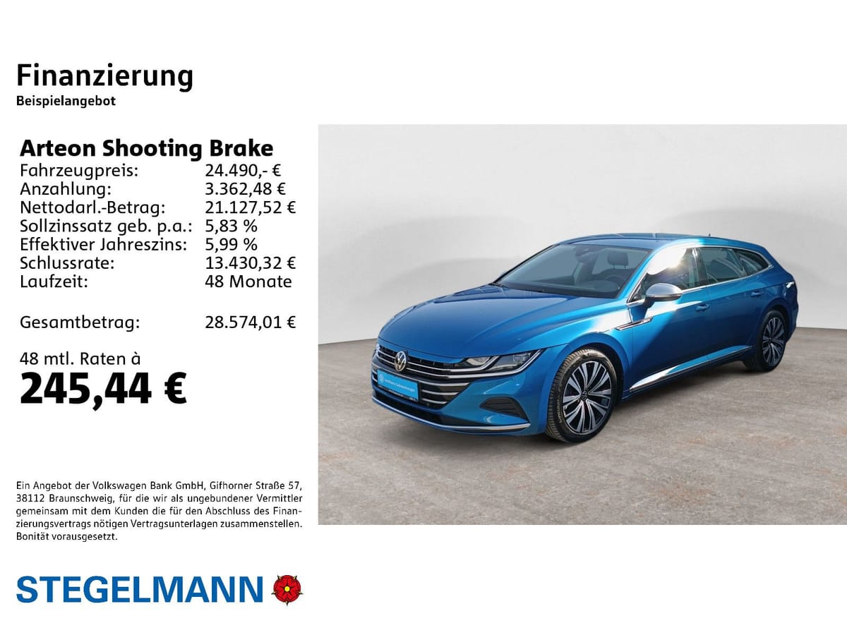 Volkswagen Arteon Shooting Brake 2.0 TDI DSG 4M Elegance A foto 2