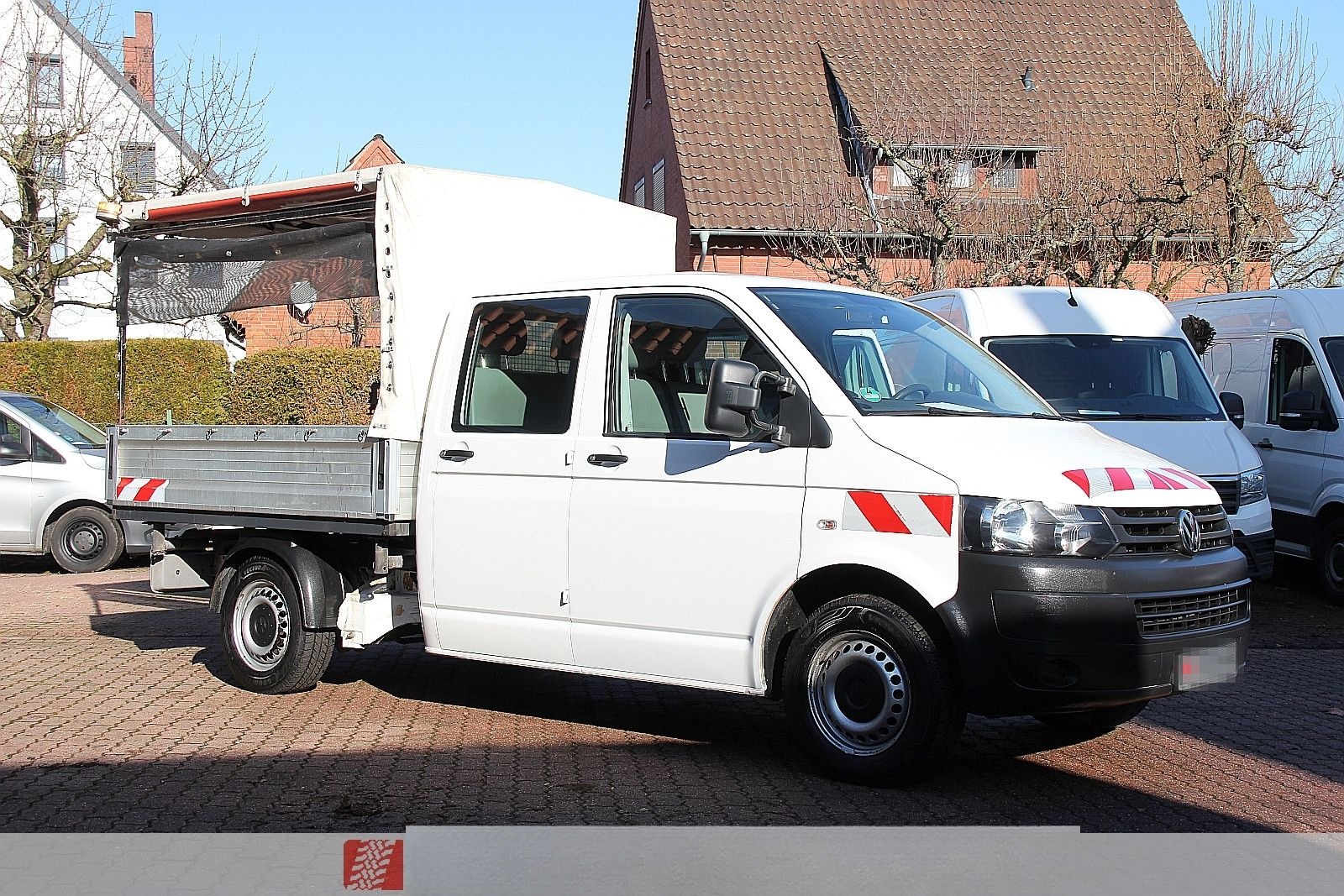 Volkswagen T5 2.0TDI Doka Drei-Seiten-Kipper 1.Hand Klima foto 11