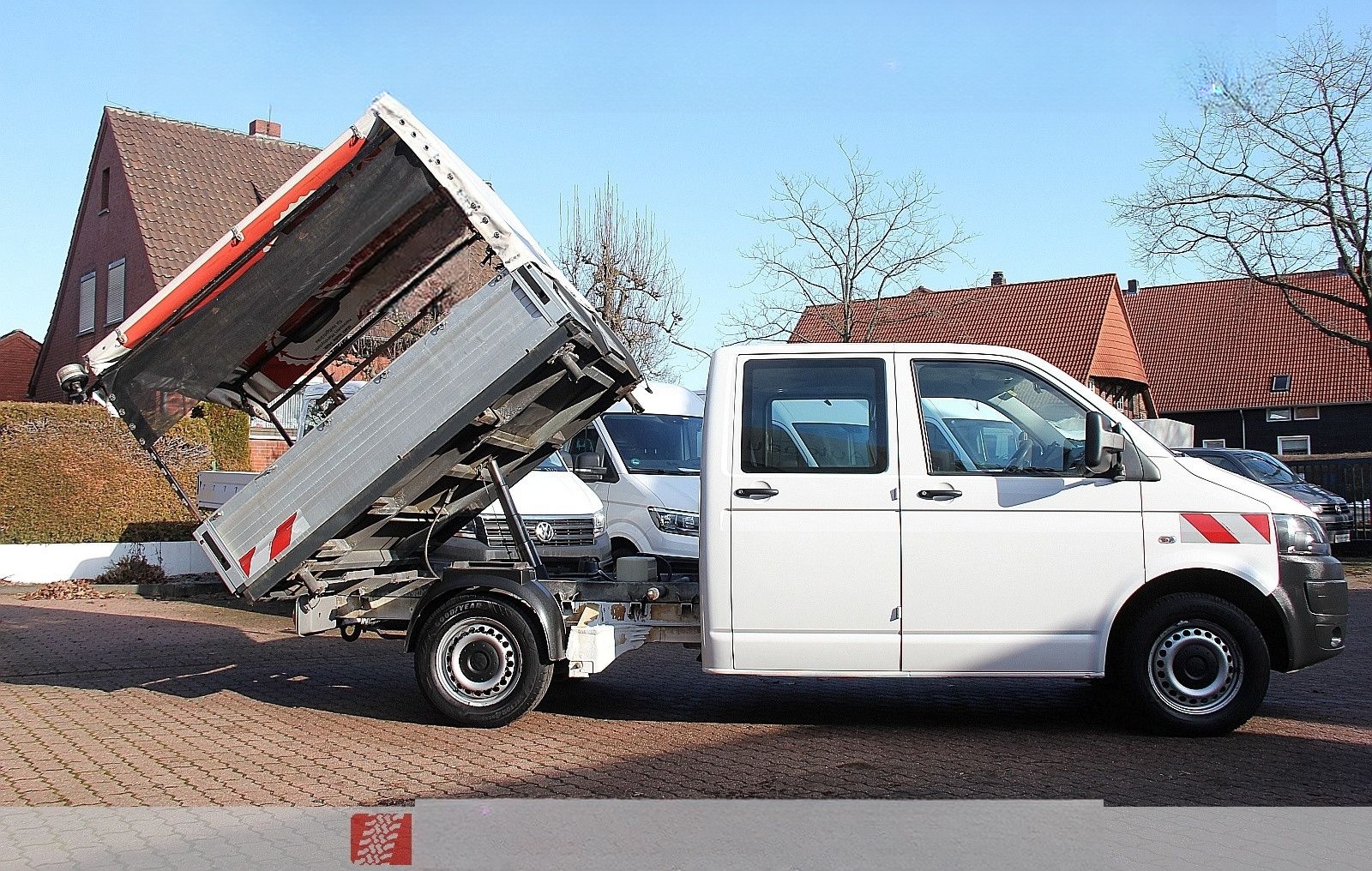 Volkswagen T5 2.0TDI Doka Drei-Seiten-Kipper 1.Hand Klima foto 5