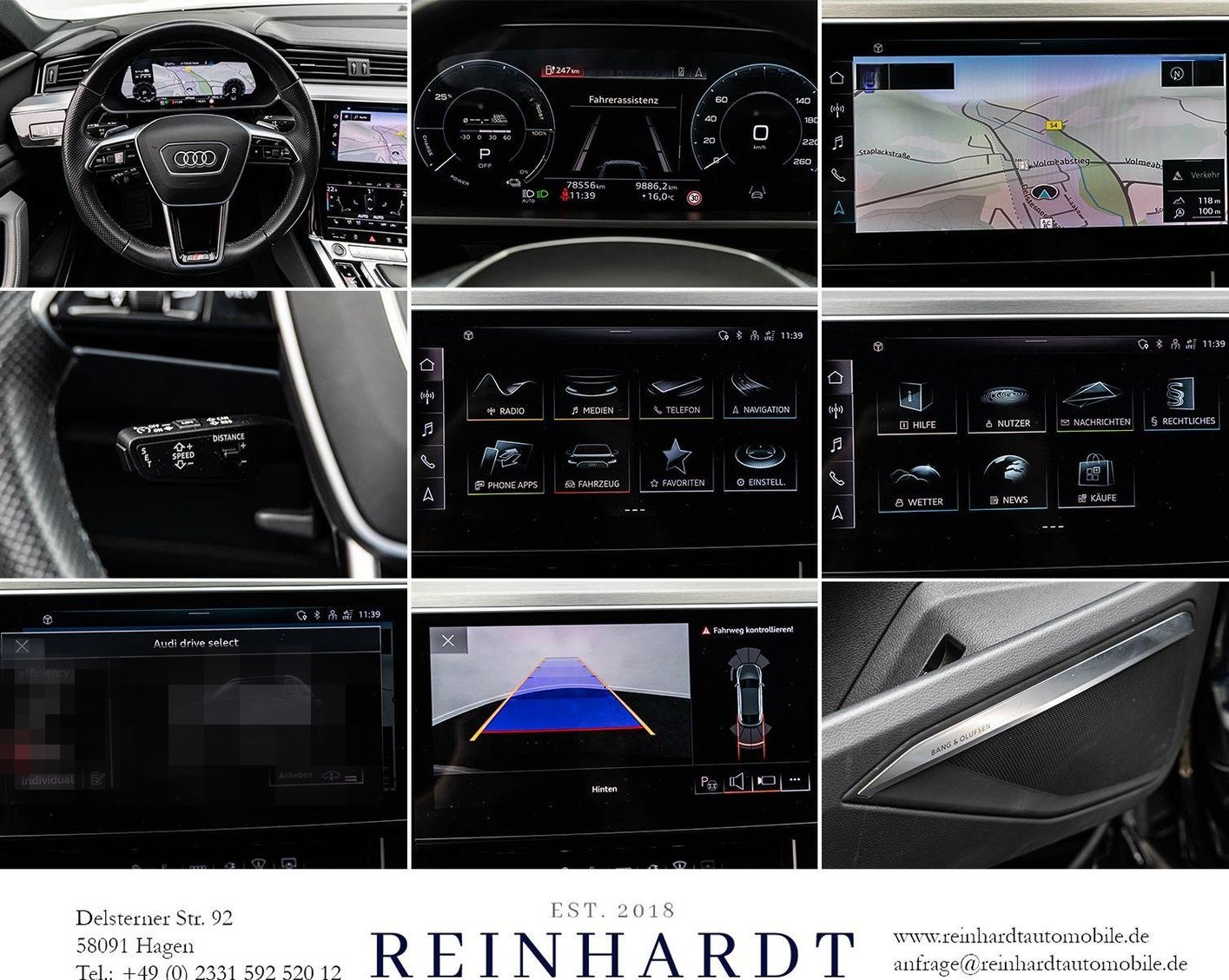 Audi E-TRON SPORTBACK 55 2x S LINE BLACK ACC/S-SITZE foto 23