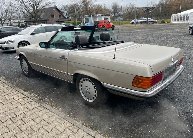 Mercedes-Benz SL 500 Mopf Rauchsilber / Leder Braun foto 3