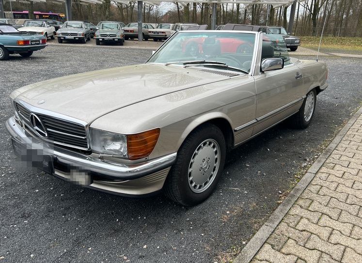Mercedes-Benz SL 500 Mopf Rauchsilber / Leder Braun foto 4