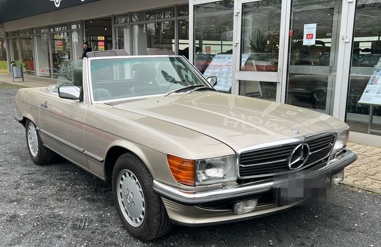Mercedes-Benz SL 500 Mopf Rauchsilber / Leder Braun foto 5