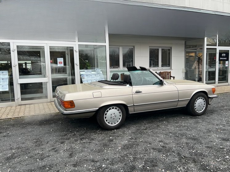 Mercedes-Benz SL 500 Mopf Rauchsilber / Leder Braun foto 6