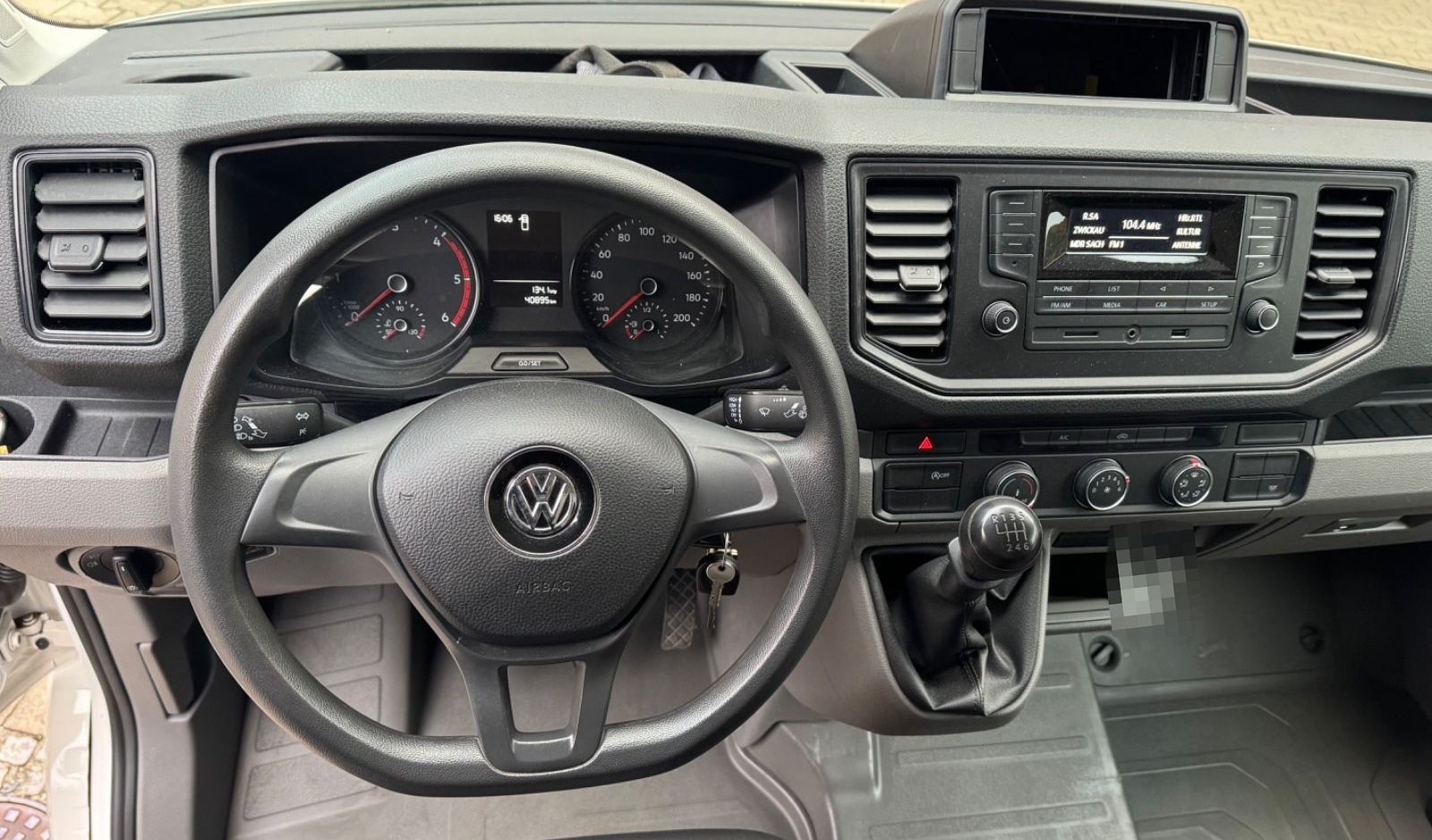 Volkswagen Crafter Pritsche Koffer 35 lang 3-Sitze Klima foto 15